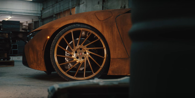 Illustration for article titled This Fake Rust BMW i8 Is Very Upsetting
